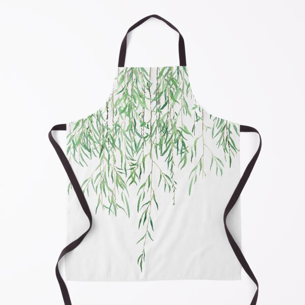 Item preview, hand painted eucalyptus leaf and one swallow designed and sold by ColorandColor.