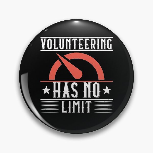 Item preview, Volunteering Has No Limit designed and sold by GoodVibeDesign.