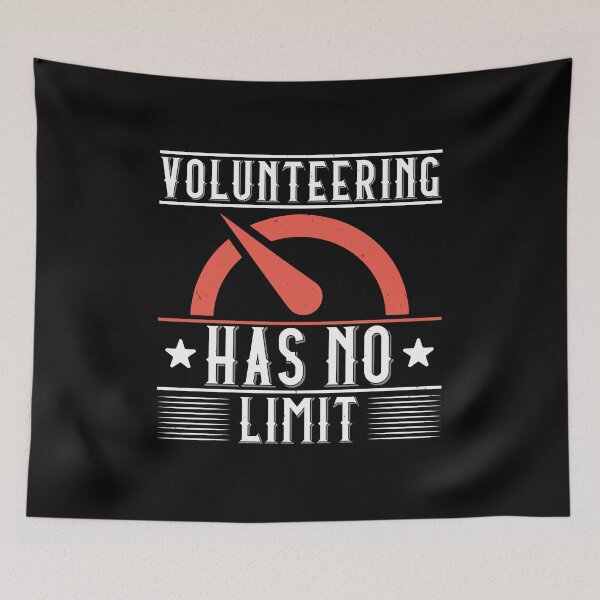 Item preview, Volunteering Has No Limit designed and sold by GoodVibeDesign.