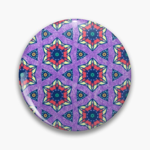 Item preview, trendy textured and decorative moroccan multicolor floral pattern designed and sold by vector-pro.