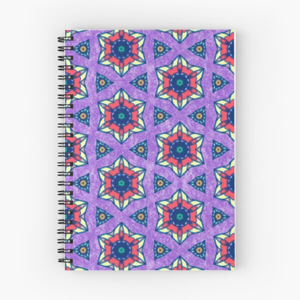 Item preview, trendy textured and decorative moroccan multicolor floral pattern designed and sold by vector-pro.