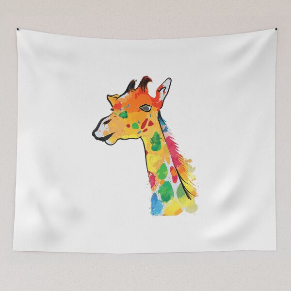 Item preview, Cute Funny Watercolor Giraffes Animal Lover designed and sold by ManishDayal.