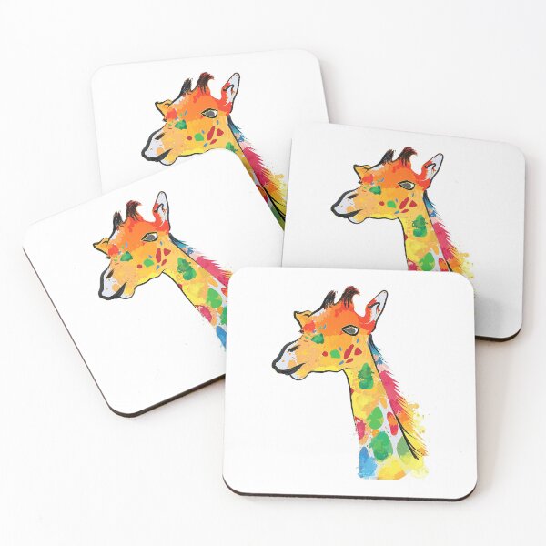 Item preview, Cute Funny Watercolor Giraffes Animal Lover designed and sold by ManishDayal.