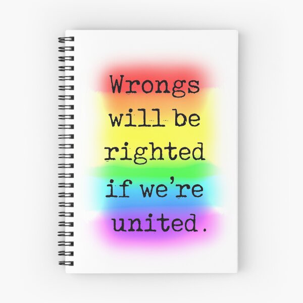 Item preview, Wrongs will be righted if we’re united designed and sold by Pickle-Lily.