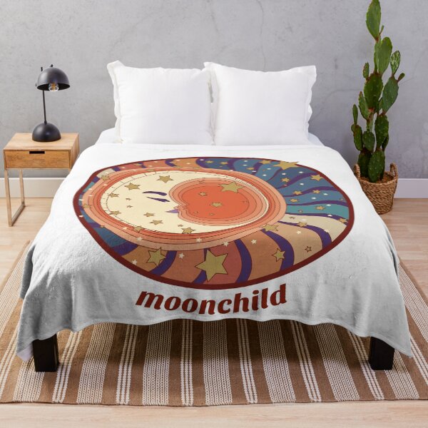 Item preview, Moon Child - Retro Moon and Stars designed and sold by justkidding-co.