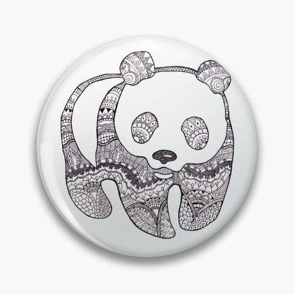 Artikelvorschau, Panda Zentangle entworfen und verkauft von DesignPMG.