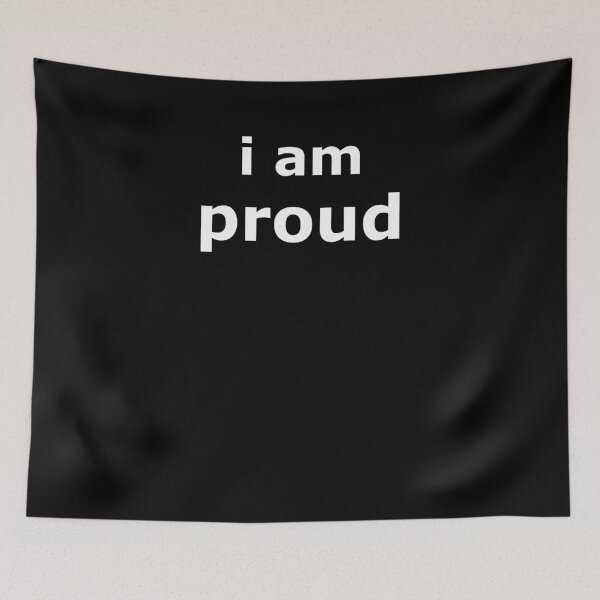 Item preview, proud pride simple white design designed and sold by martinosfr.