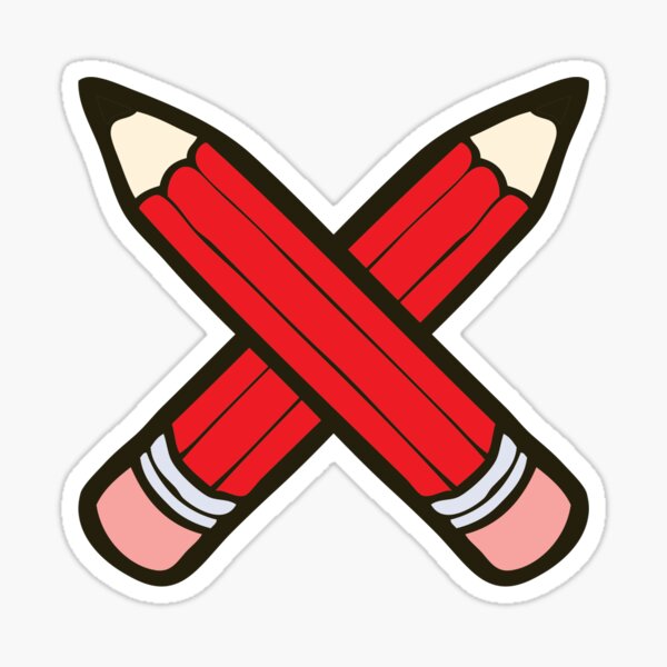 Item preview, Pencil Power Red Pattern designed and sold by evannave.