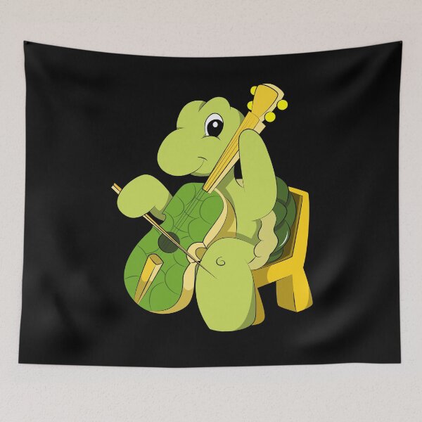 Item preview, Water Turtle with Violoncello Stringed Instrument Cellist designed and sold by ShopTheStyle.