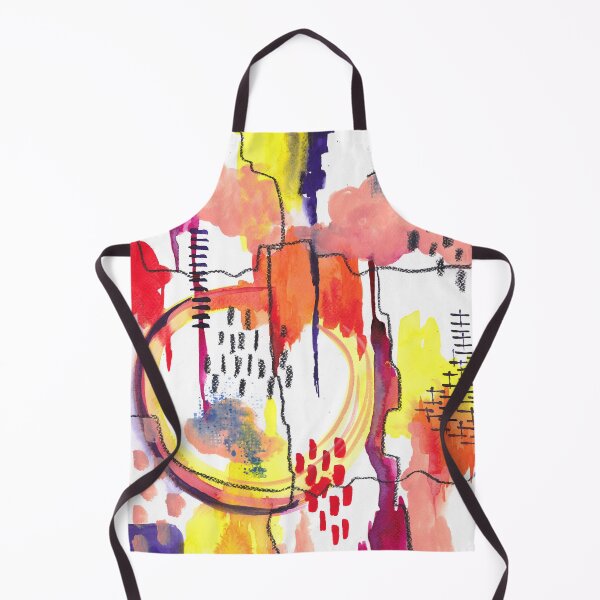 Item preview, Abstract watercolor painting happy bright designed and sold by kittyvdheuvel.