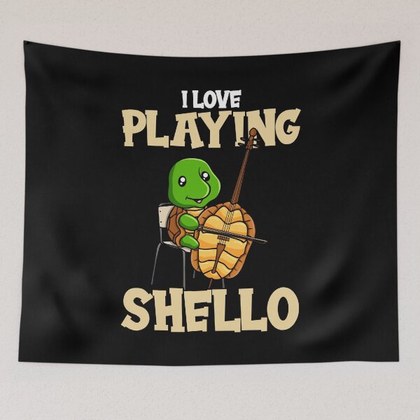 Item preview, Water Turtle with Violoncello Stringed Instrument Cellist designed and sold by ShopTheStyle.