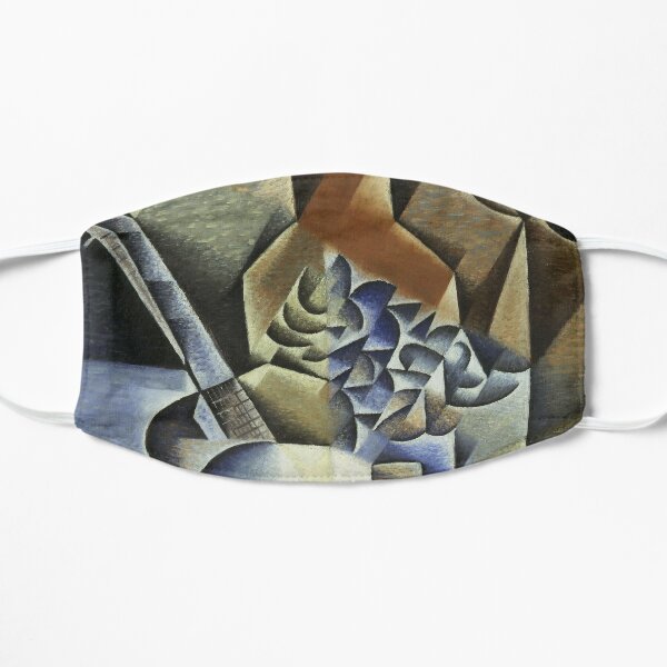 Still Life With Flowers Juan Gris 1912 Mask By Eficamus Redbubble