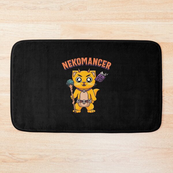 Item preview, Nekomancer Necromancer with Magic Wand Pentagram Book Cats designed and sold by ShopTheStyle.