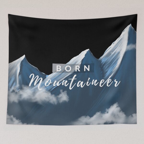 Item preview, Born mountaineer designed and sold by Digiart Den.