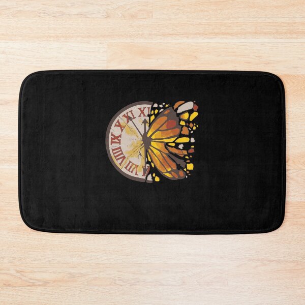 Item preview, Butterfly Clock Butterflies Lover Time Flies Entomologist designed and sold by BornDesign.