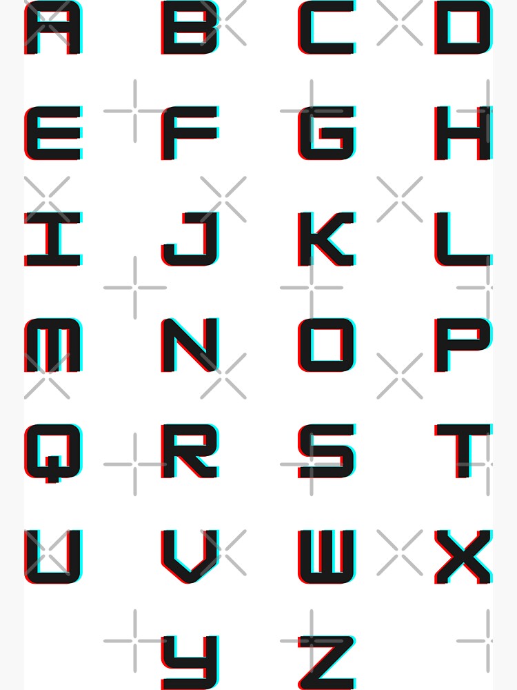 Alphabet abcdefghijklmnopqrstuvwxyz