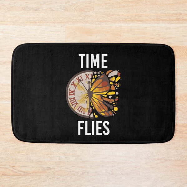 Item preview, Time Flies Butterfly Clock  Butterflies Lover Entomologist designed and sold by BornDesign.