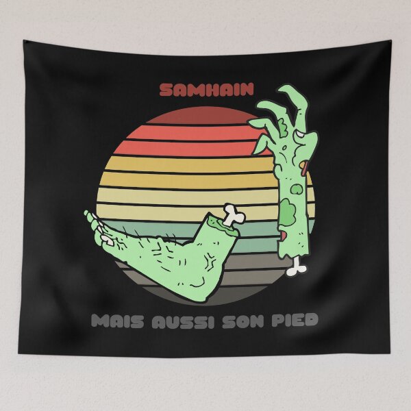 Item preview, Zombie Sunset / Samhain mais aussi son pied designed and sold by Nathalie Aynié.