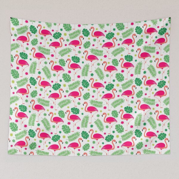 Item preview, Flamingo Jungle Print designed and sold by karspaul.