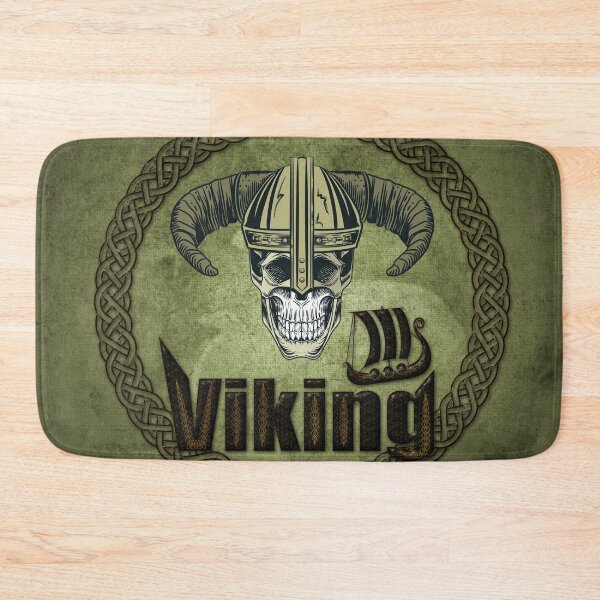 Item preview, Awesome viking skull with longship and celtic knot designed and sold by nicky2342.