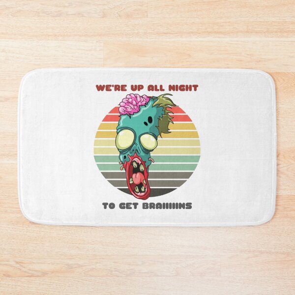 Item preview, Sunset Zombie / We're Up All Night to Get Braiiiiins designed and sold by Nathalie Aynié.