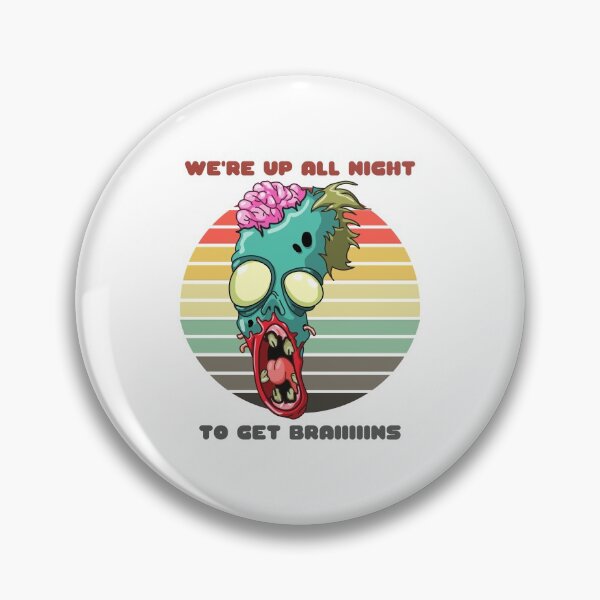 Item preview, Sunset Zombie / We're Up All Night to Get Braiiiiins designed and sold by Nathalie Aynié.