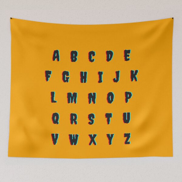 Item preview, Creepy Alphabet abcdefghijklmnopqrstuvwxyz designed and sold by OnlyGoodVibesZ.