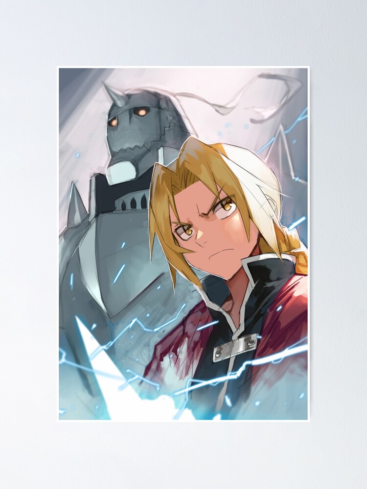 Fullmetal Alchemist BROTHERHOOD - The Elric Bros! Poster for Sale by Best  Anime Gear