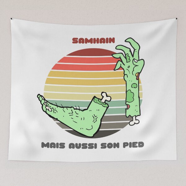 Item preview, Zombie Sunset / Samhain mais aussi son pied designed and sold by Nathalie Aynié.
