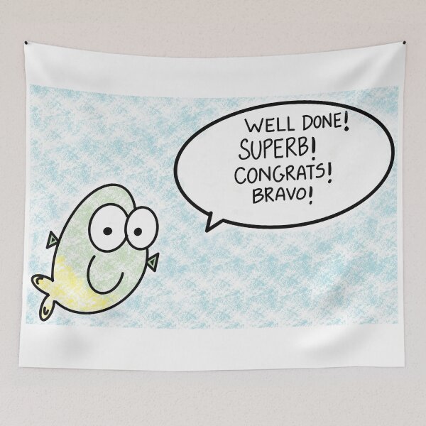Item preview, Congratulations, Superb, Bravo, Well Done designed and sold by zanydoodles.