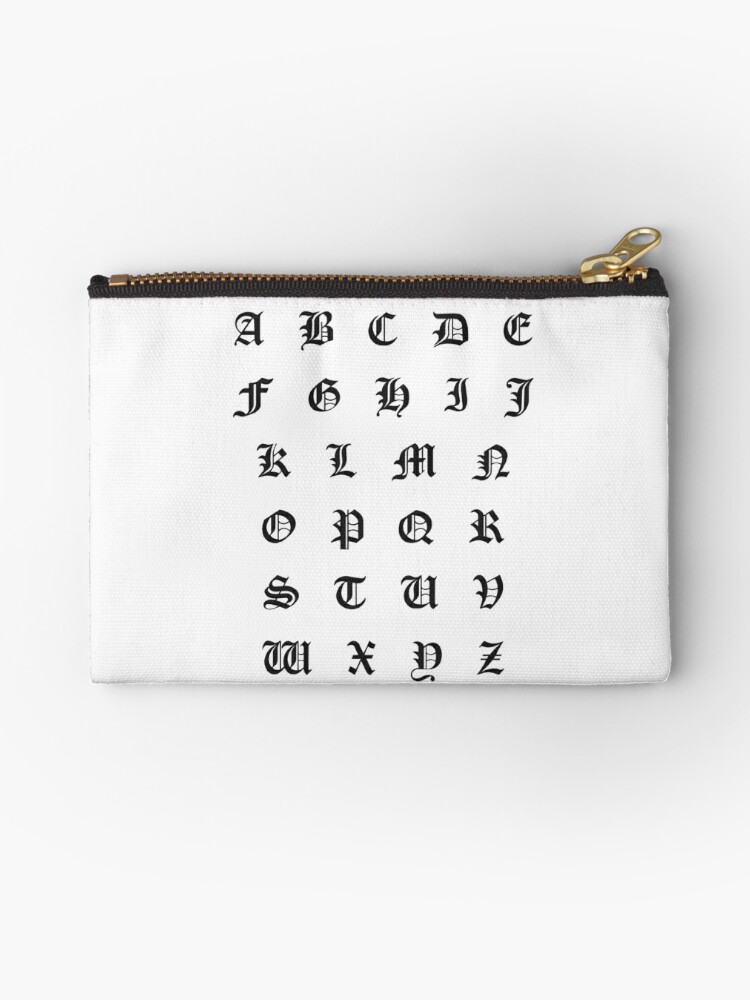 Alphabet Lore Coin Purse, Cartoon Letter Bags, Zipper Wallet