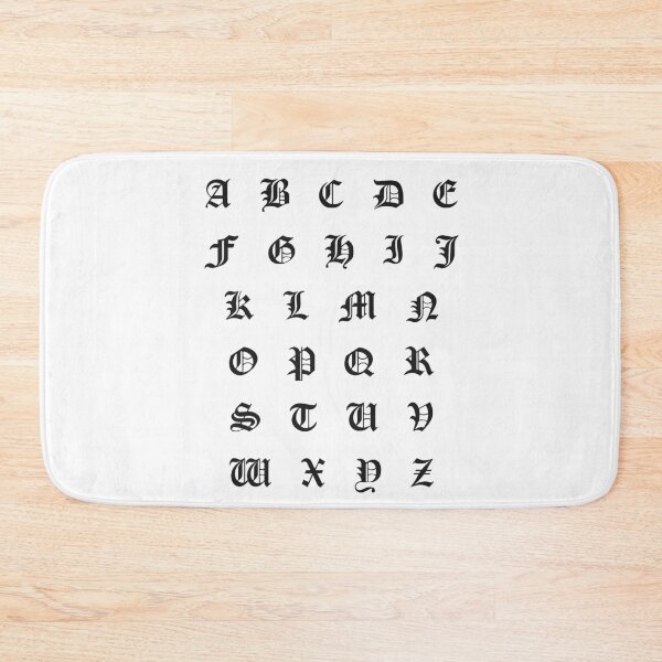 Item preview, Gothic Alphabet abcdefghijklmnopqrstuvwxyz designed and sold by OnlyGoodVibesZ.