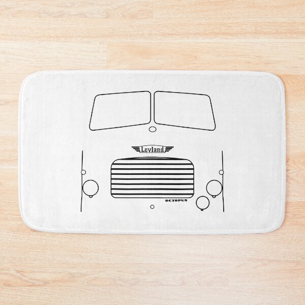 Item preview, Leyland Octopus classic 1960s lorry black outline graphic designed and sold by soitwouldseem.