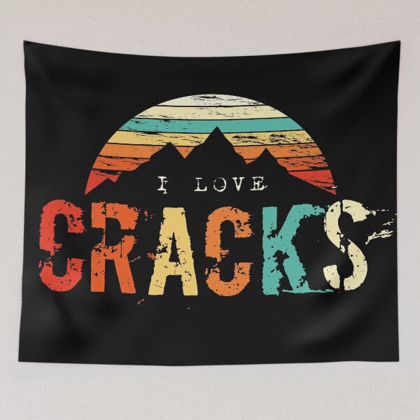 Item preview, Me encantan las grietas Vintage Retro designed and sold by SmileFs.