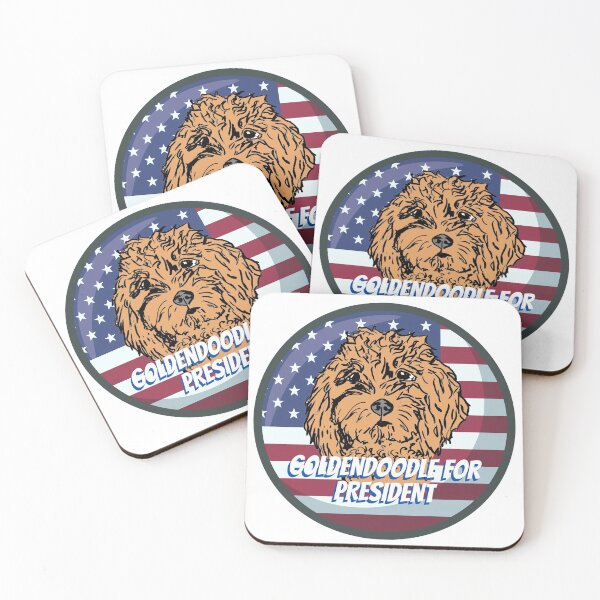 Item preview, Goldendoodle for president designed and sold by NinaBetterNot.