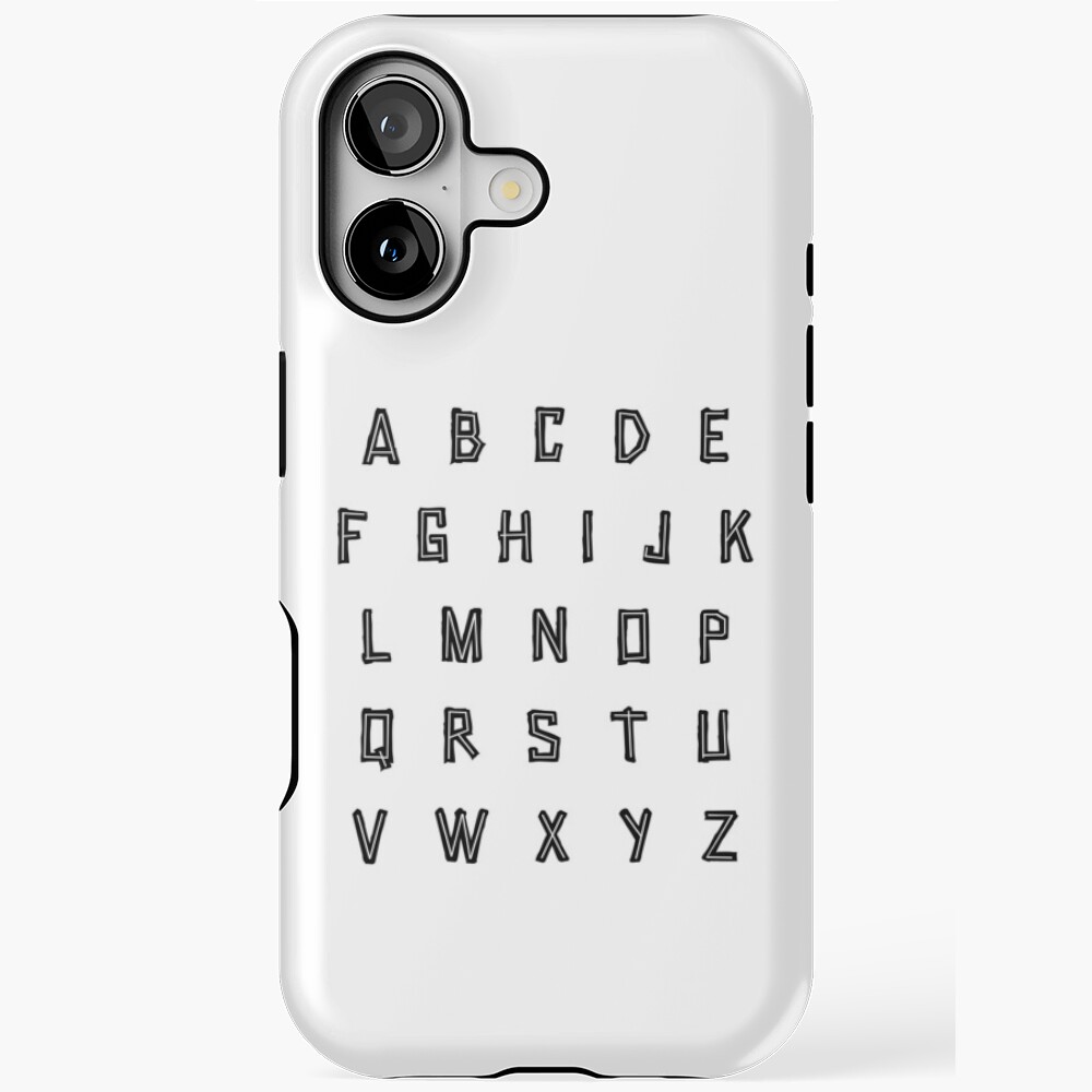 Tiki Alphabet abcdefghijklmnopqrstuvwxyz