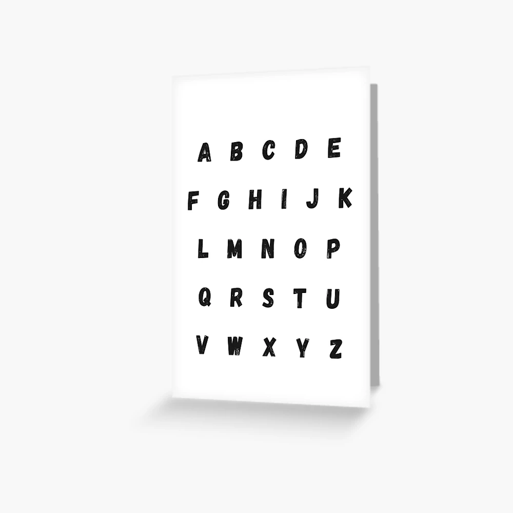 Comic distressed Alphabet abcdefghijklmnopqrstuvwxyz