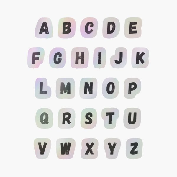 Carte de vœux for Sale avec l'œuvre « Alphabet en détresse comique