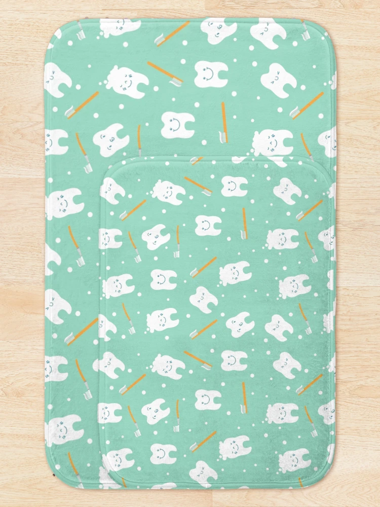 Thumbnail 5 of 6, Bath Mat, Teeth designed and sold by MaskForTask.