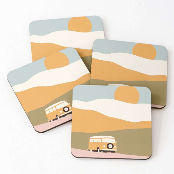 Van Trip Coasters (Set of 4)