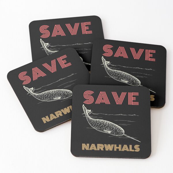 Item preview, SAVE NARWHALS BIG OCEAN UNICORN OF THE SEA WHALE designed and sold by DIGITALENT.