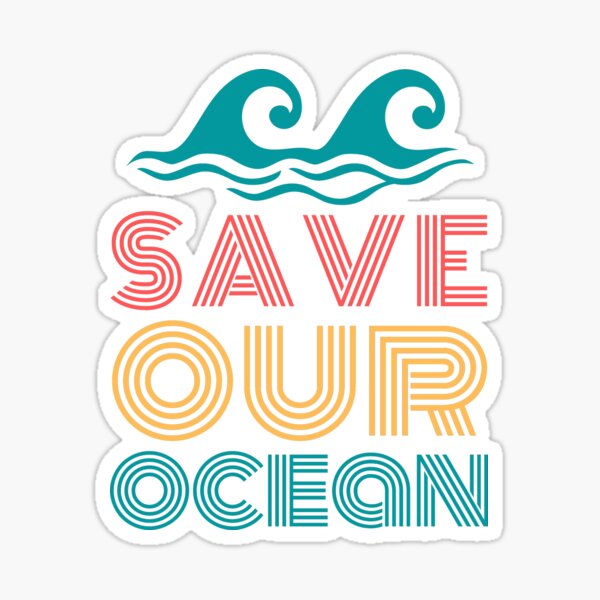 Item preview, SAVE OUR OCEAN PLASTIC FREE SEA CLIMATE CHANGE EARTH designed and sold by DIGITALENT.