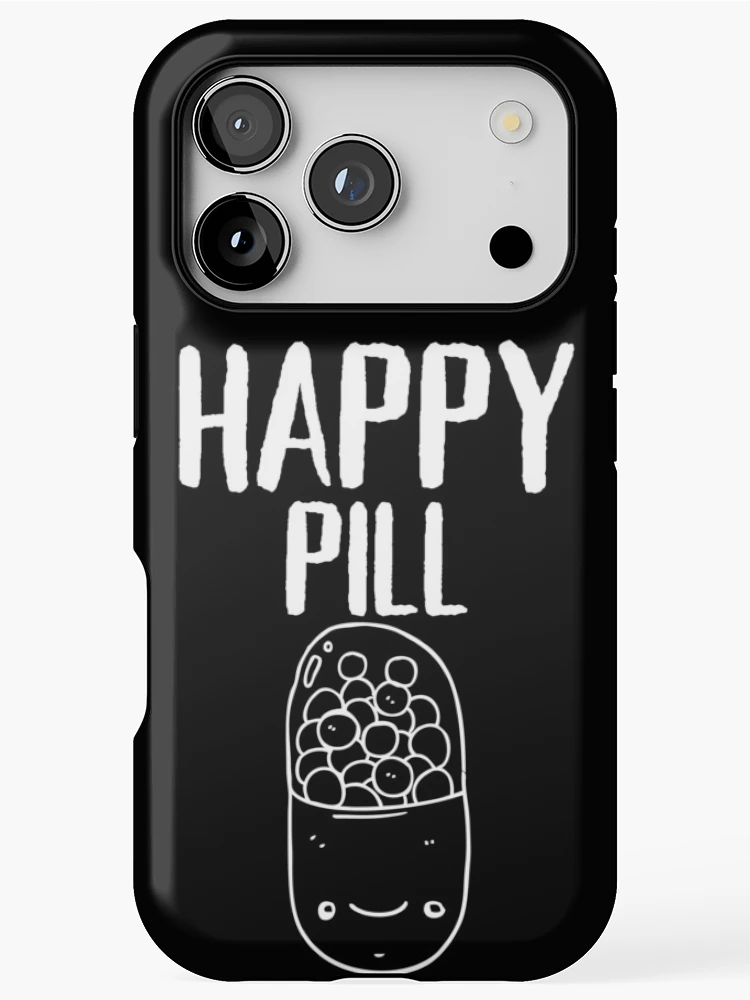 Thumbnail 1 of 4, iPhone Case, Happy Pill designed and sold by RIVEofficial.