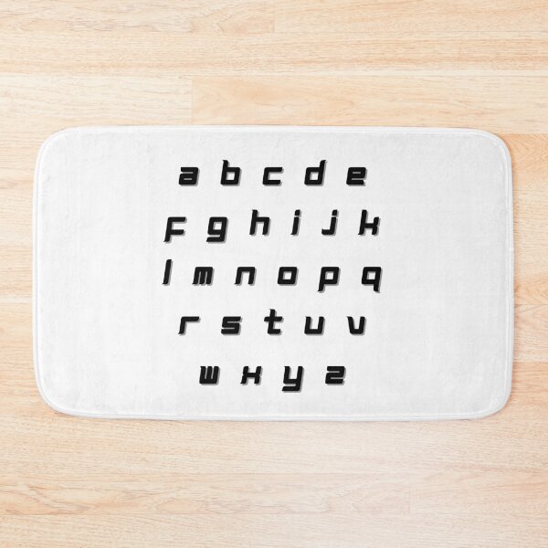Item preview, Shadow Alphabet abcdefghijklmnopqrstuvwxyz designed and sold by OnlyGoodVibesZ.