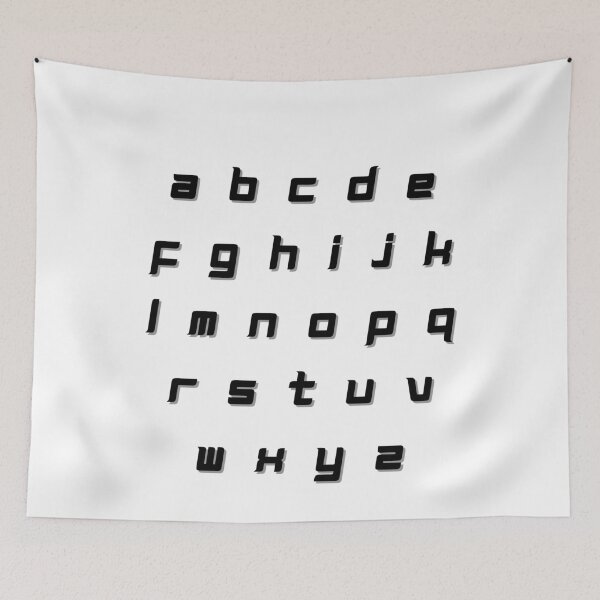 Item preview, Shadow Alphabet abcdefghijklmnopqrstuvwxyz designed and sold by OnlyGoodVibesZ.