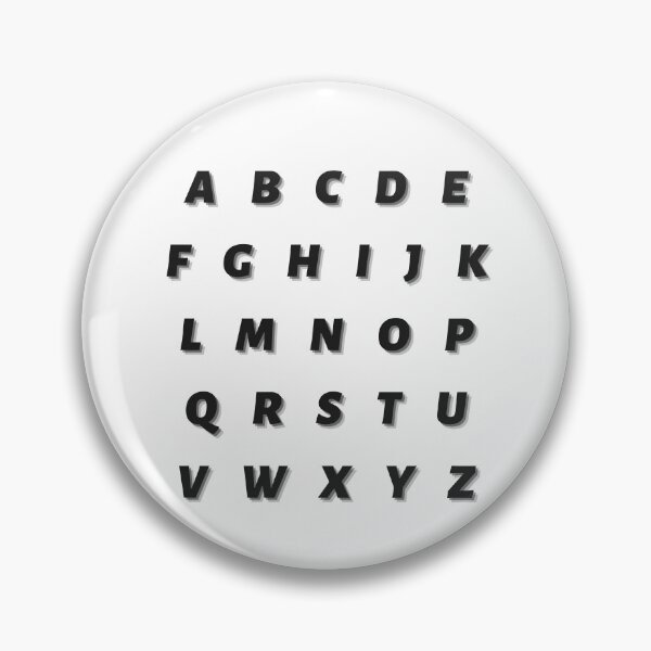 Item preview, Shadow Alphabet abcdefghijklmnopqrstuvwxyz designed and sold by OnlyGoodVibesZ.