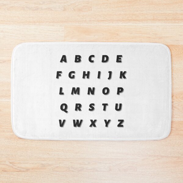 Item preview, Shadow Alphabet abcdefghijklmnopqrstuvwxyz designed and sold by OnlyGoodVibesZ.