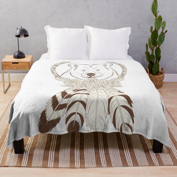 Item preview, Dream catcher with Bear feathers designed and sold by urbanstore69.