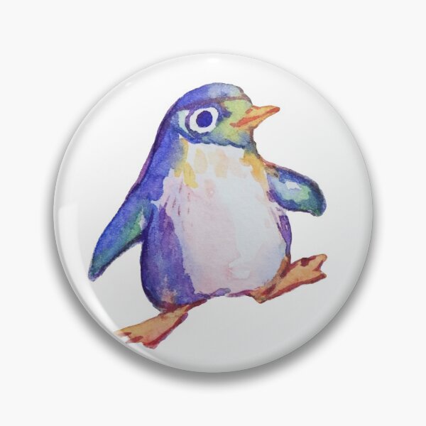Item preview, Walking Penguin Watercolor Illustration designed and sold by SwaDesign.