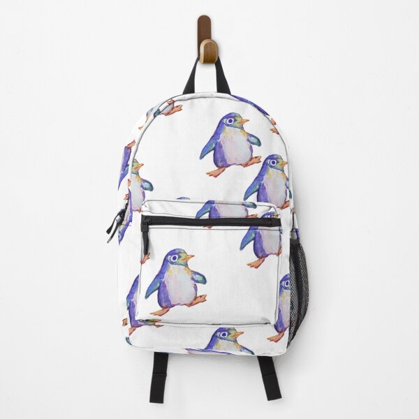 Artikelvorschau, Gehende Pinguin-Aquarell-Illustration entworfen und verkauft von SwaDesign.